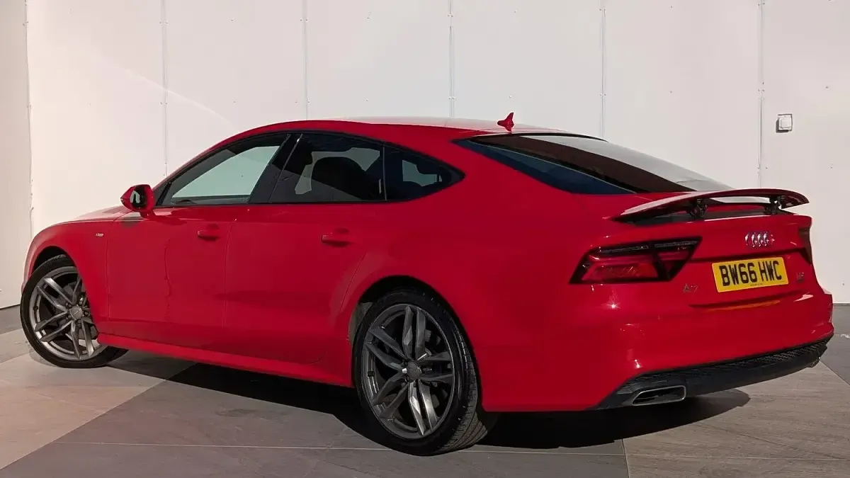 Used Audi A7 Sportback Black Edition 272 HP (200 kW) 2016 Red Hatchback
