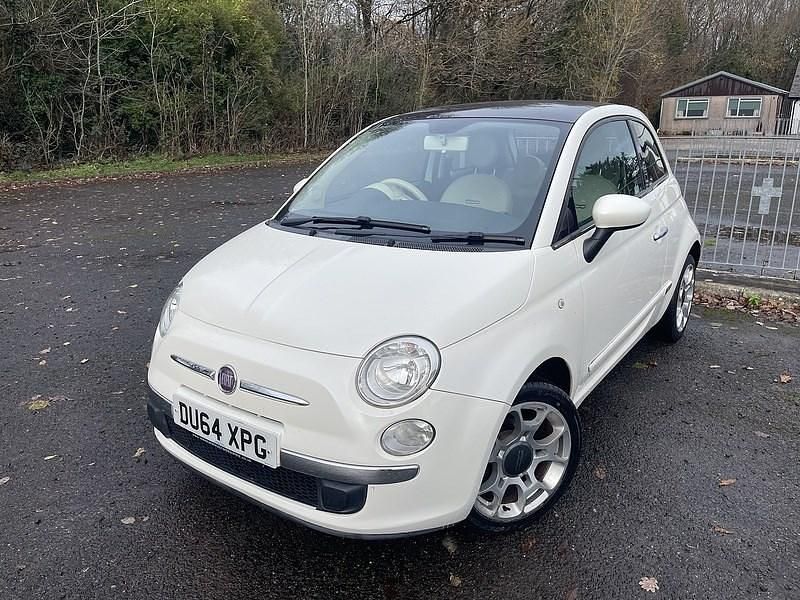 White Used 2014 Fiat 500 Lounge Hatchback | £3,498 (Good price) - Image 1/4