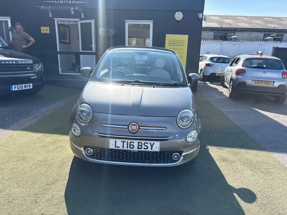 Used Fiat 500 Lounge 69 HP (50 kW) 2016 Grey Hatchback