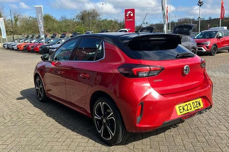 Used Vauxhall Corsa Ultimate 130 HP (95 kW) 2023 Red Hatchback