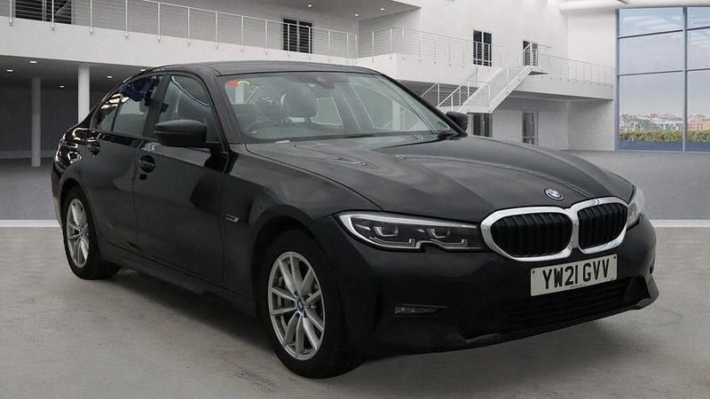 Black Used 2021 BMW 330e Comfort Edition Sedan | £11,495 (Fair price) - Image 1/4