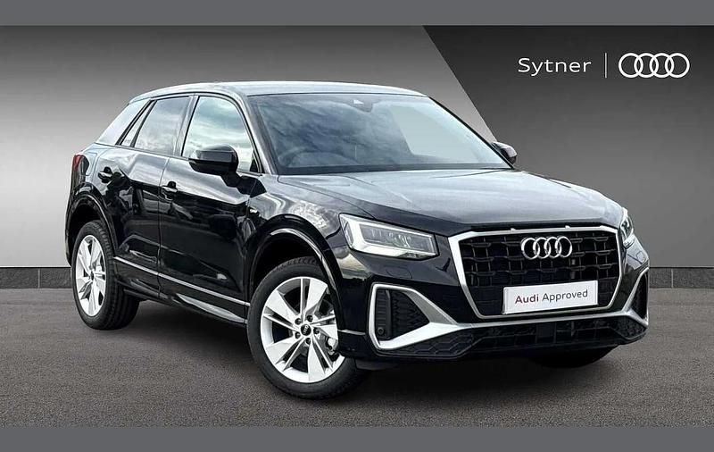 Black Used 2025 Audi Q2 S-Line SUV | £30,000 - Image 1/4