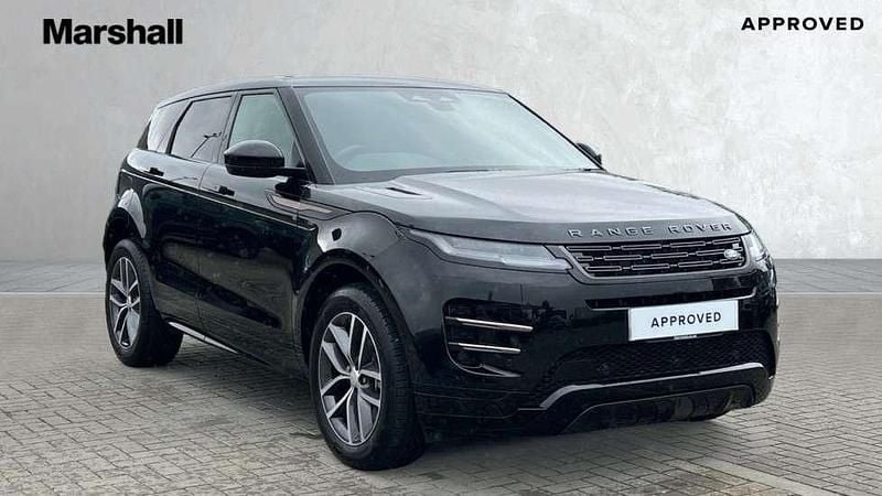 Black Used 2025 Land Rover Range Rover evoque SE Dynamic SUV | £39,743 (Expensive) - Image 1/4
