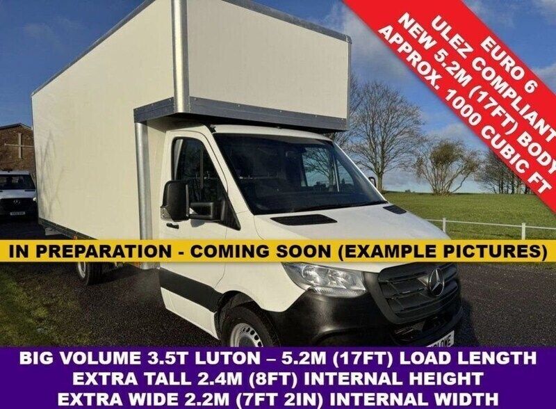 White Used 2022 Mercedes Sprinter Van | £26,995 (Expensive) - Image 1/4