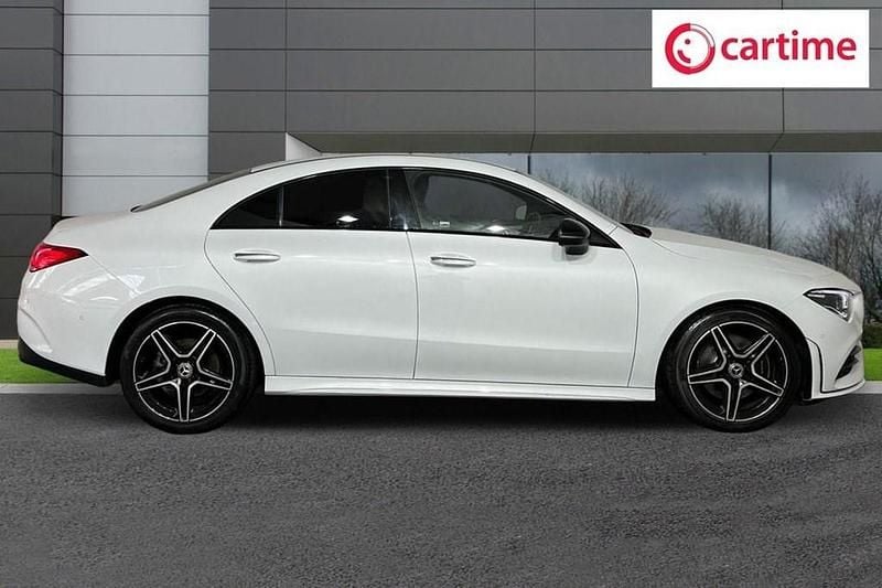 Used Mercedes CLA200 AMG Line Premium 163 HP (119 kW) 2022 White Coupe