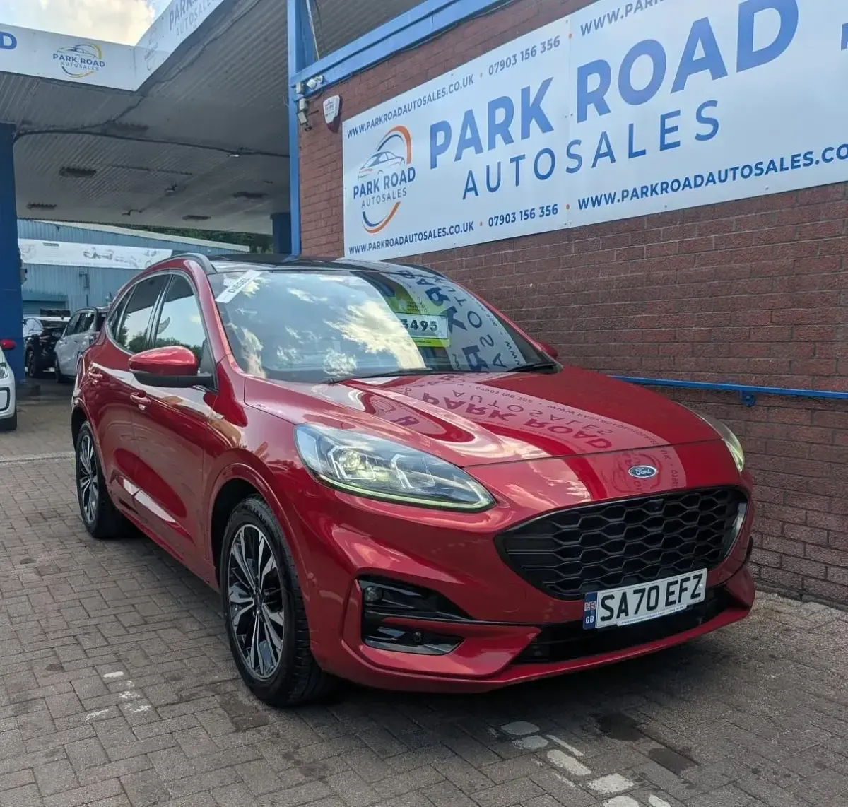 Used Ford Kuga ST-Line X 120 HP (88 kW) 2020 Red SUV