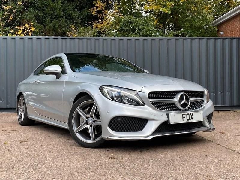 Silver Used 2015 Mercedes C220 AMG Line Premium Coupe | £11,997 (A bit pricey) - Image 1/4