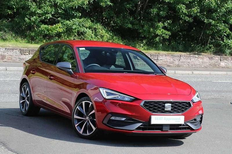 Red Used 2022 Seat Leon FR Sport Hatchback | £16,995 (Fair price) - Image 1/4