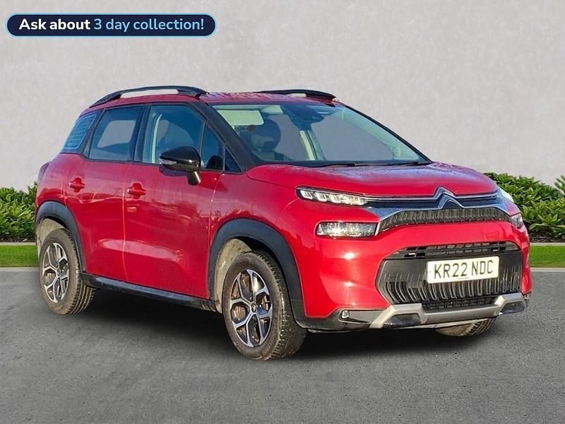 Red Used 2022 Citroën C3 Aircross PureTech SUV | £10,980 (Good price) - Image 1/4