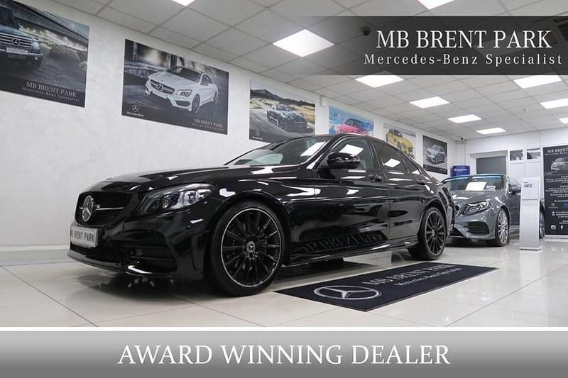 Black Used 2020 Mercedes C220 AMG line Sedan | £20,000 (Fair price) - Image 1/1