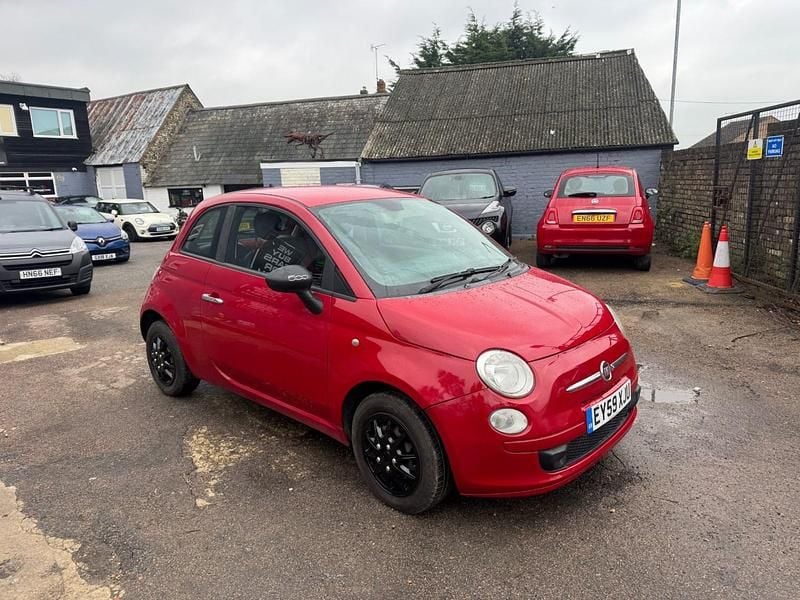 Used Fiat 500 Pop 69 HP (50 kW) 2009 Red Cabriolet