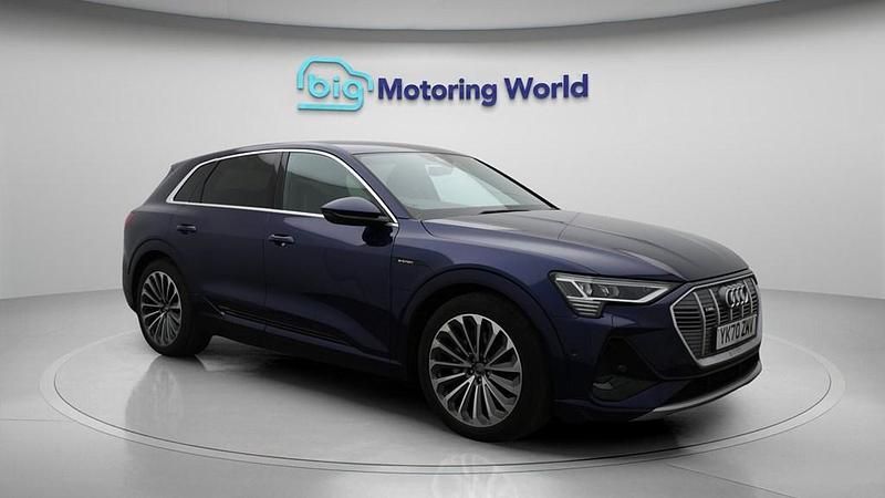 Used Audi e-tron S-Line 300 kW (408 HP) 2020 Blue SUV