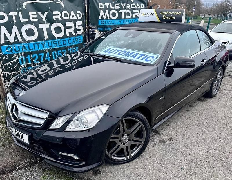 Used Mercedes E250 2011 Black Cabriolet