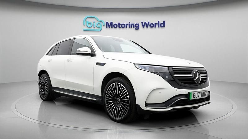 Used Mercedes EQC400 AMG line 300 kW (408 HP) 2021 White SUV