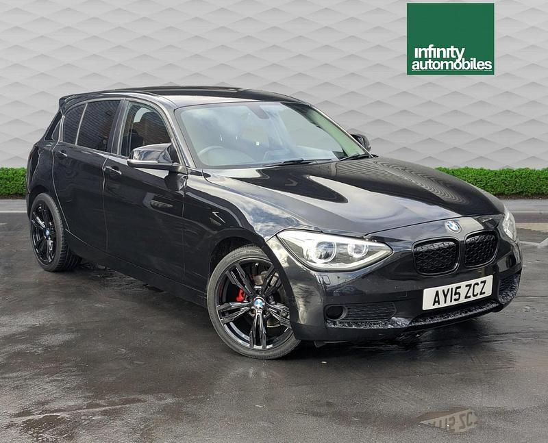 Used BMW 118 Sport Line 2015 Black Hatchback