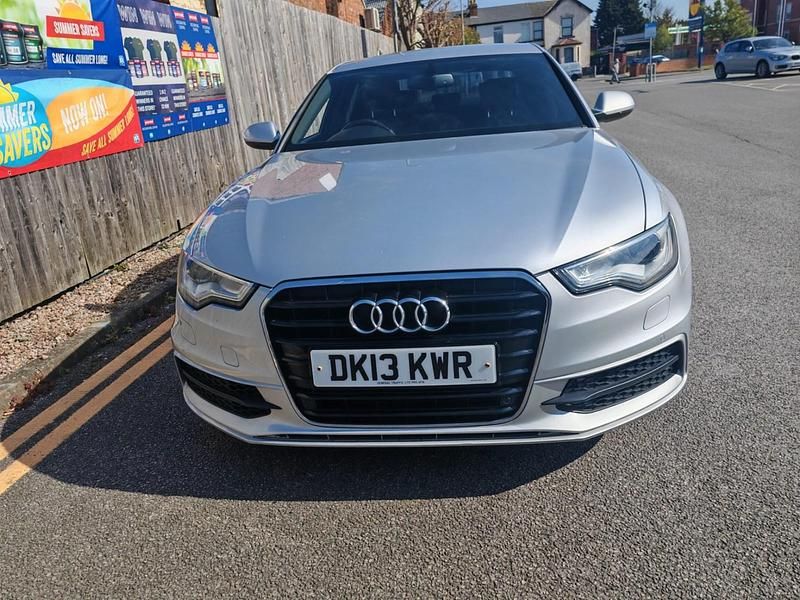Begagnad Audi A6 S-Line 2013 Silver Sedan
