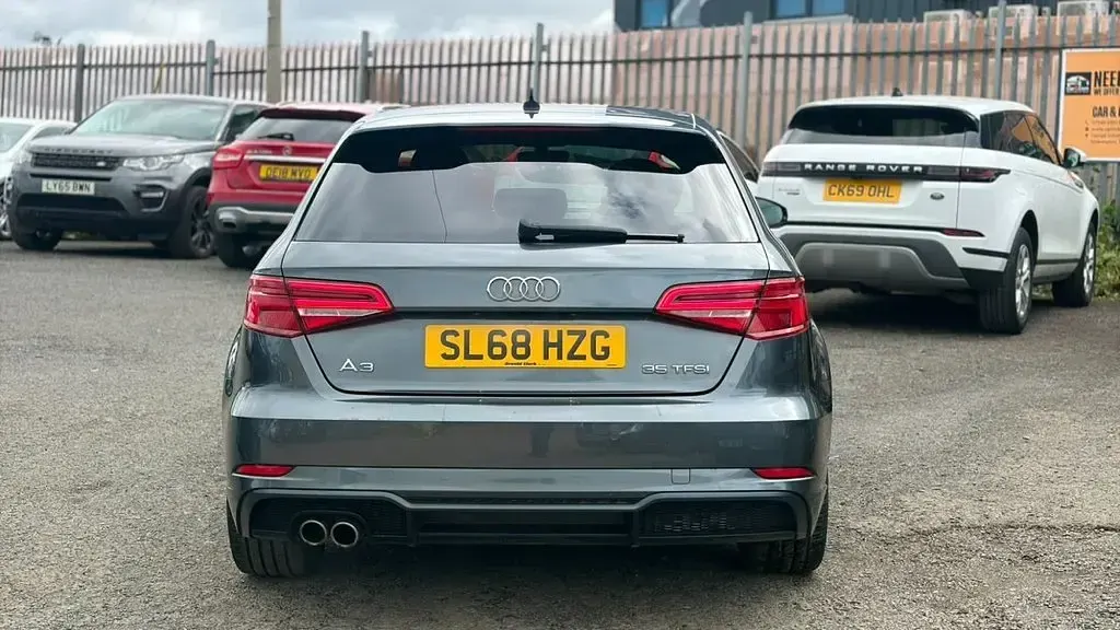 Used Audi A3 Sportback Black Edition 150 HP (110 kW) 2018 Grey Hatchback