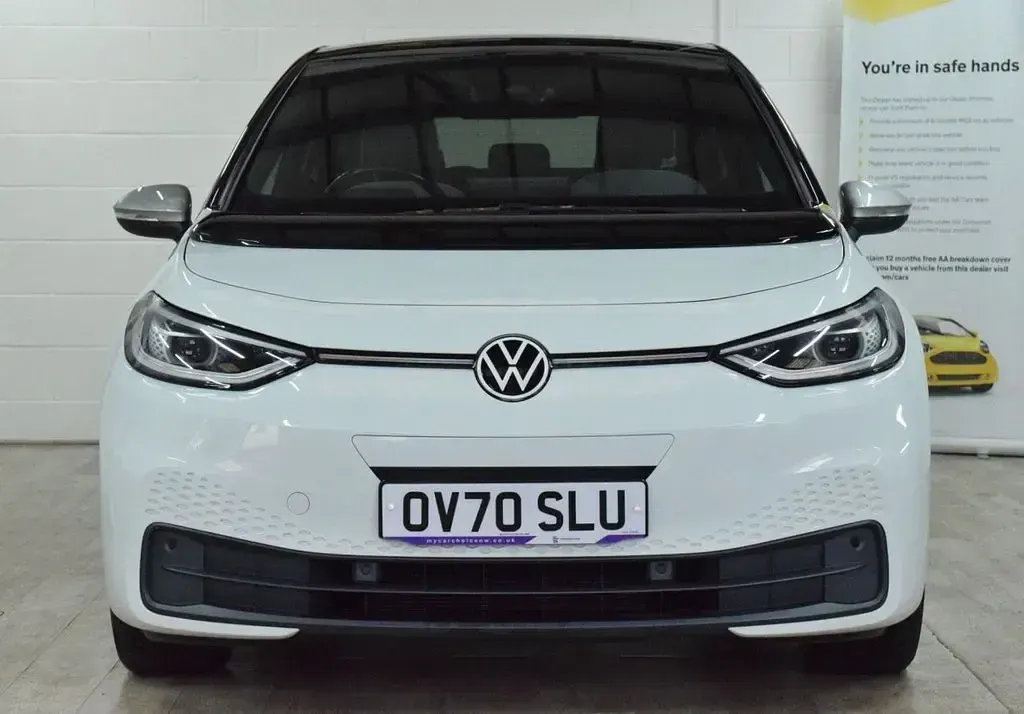 Usado VW ID.3 Pro 150 kW (204 CV) 2020 Blanco Utilitario