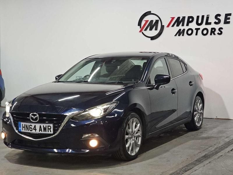 Begagnad Mazda 3 Inclusive 2014 Blå Sedan