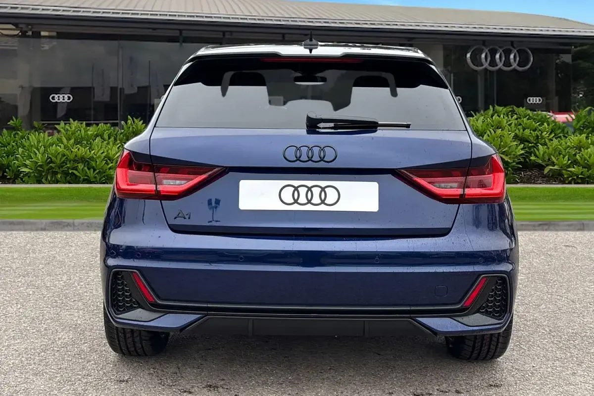 New Audi A1 Sportback Black Edition 2026 Blue Hatchback