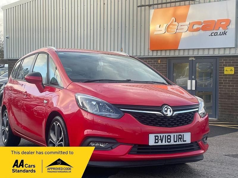 Used Vauxhall Zafira SRi 140 HP (102 kW) 2018 Red MPV