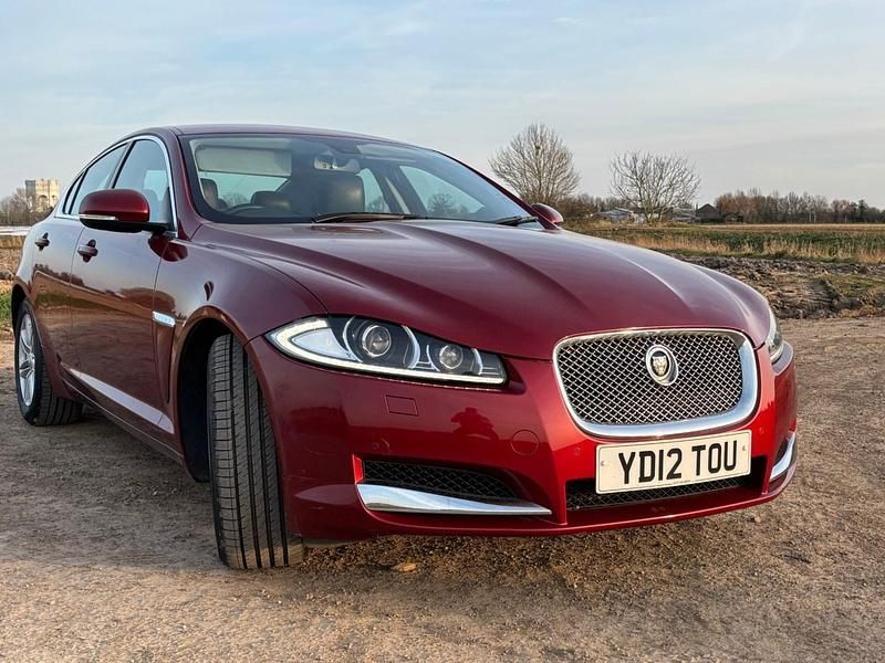 Radiance red Used 2013 Jaguar XF Premium Luxury Sedan | £6,995 (Fair price) - Image 1/4