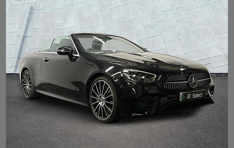 Used Mercedes E300 AMG line 254 HP (186 kW) 2022 Black Cabriolet