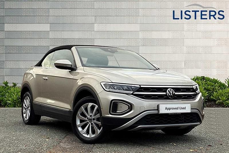 Ivory silver Used 2023 VW T-Roc Style SUV | £25,161 (A bit pricey) - Image 1/4