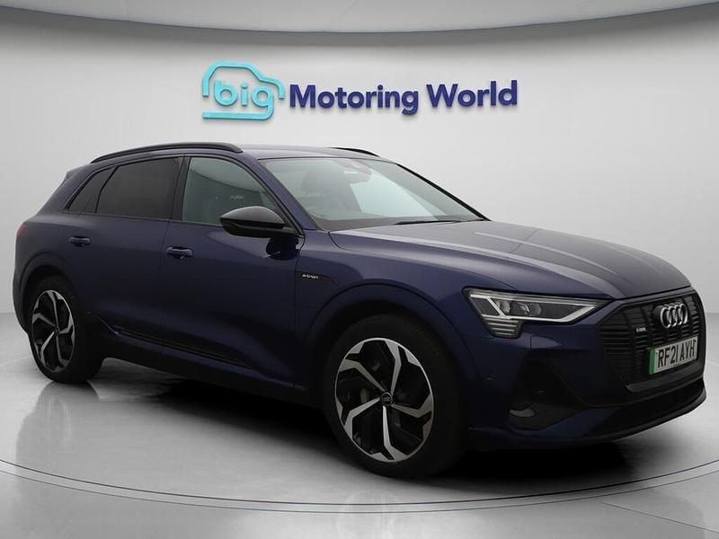 Blue Used 2021 Audi e-tron Black Edition SUV | £22,200 (Super price) - Image 1/4