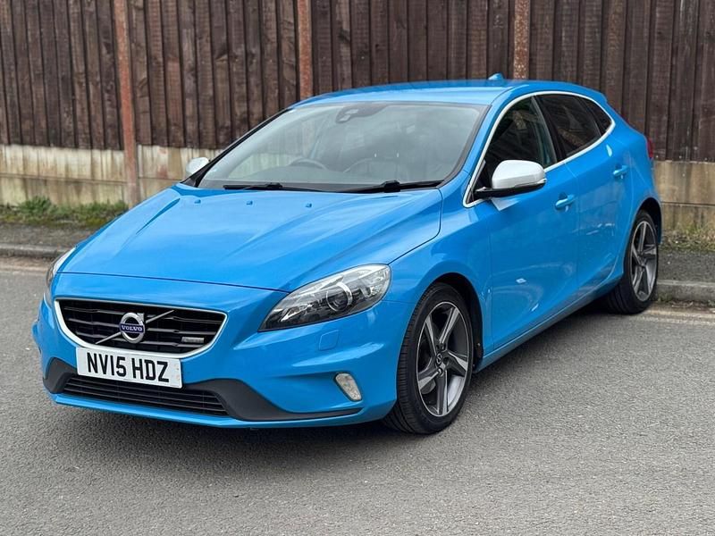 Used Volvo V40 R-Design 2015 Blue Hatchback