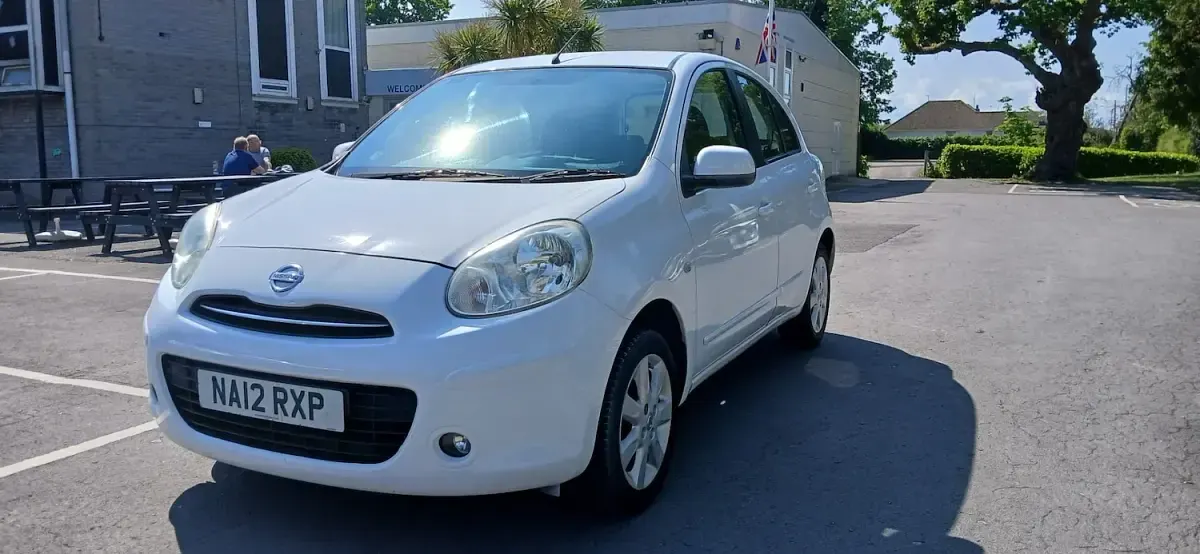 Used Nissan Micra Acenta 98 HP (72 kW) 2012 White Hatchback