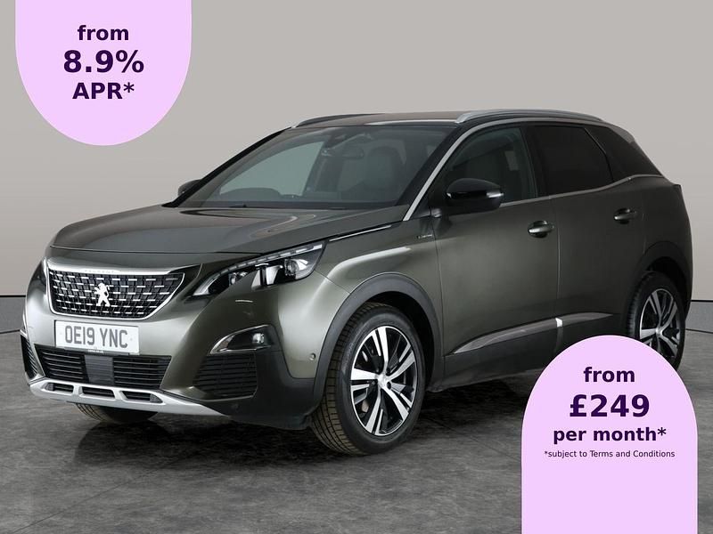 Grey Used 2019 Peugeot 3008 GT-line Hatchback | £15,483 (Fair price) - Image 1/2