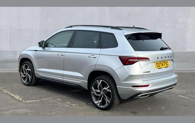 Used Skoda Karoq SportLine 150 HP (110 kW) 2024 Silver SUV