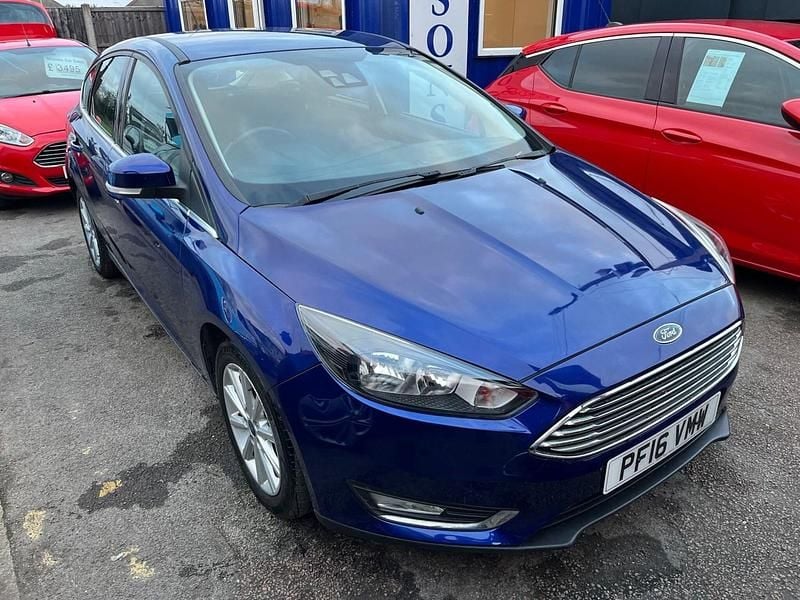 Blue Used 2016 Ford Focus Titanium Hatchback | £4,495 (Super price) - Image 1/4