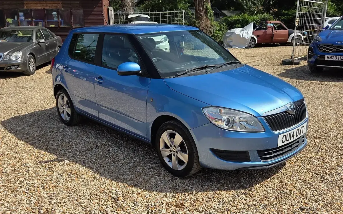 Used Skoda Fabia SE 2014 Blue Hatchback