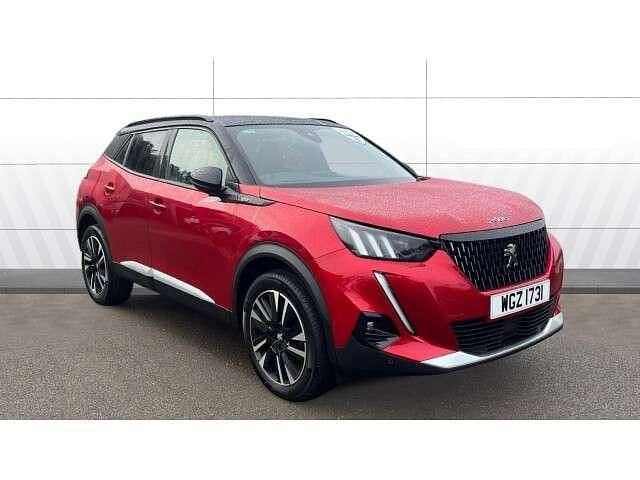 Red Used 2022 Peugeot 2008 Premium SUV | £18,272 (Fair price) - Image 1/4