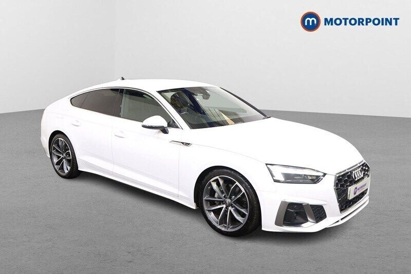 White Used 2021 Audi A5 S-Line Coupe | £24,299 (Good price) - Image 1/4