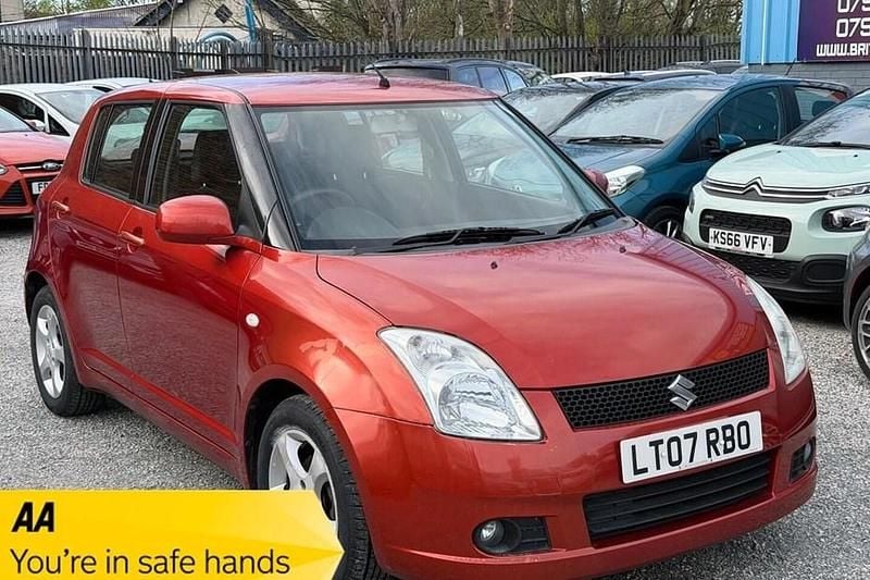 Used Suzuki Swift GLX 102 HP (75 kW) 2007 Orange Hatchback