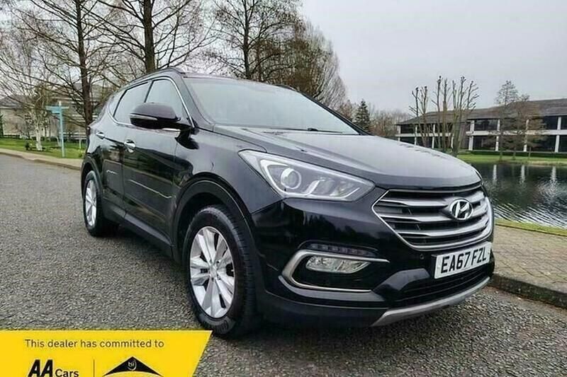Used Hyundai Santa Fe Premium 200 HP (147 kW) 2017 Black SUV