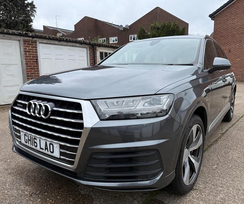 Begagnad Audi Q7 S-Line 2016 Grå SUV