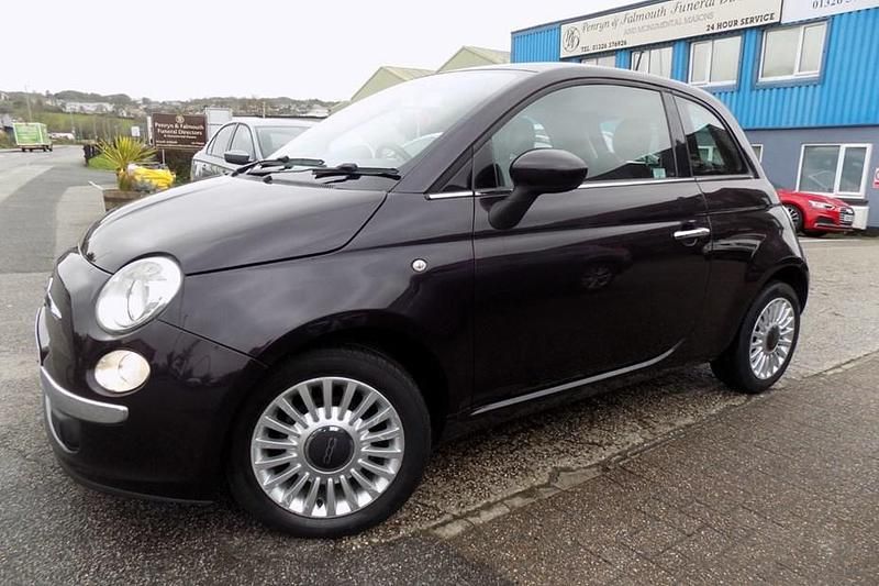 Used Fiat 500 Lounge 69 HP (50 kW) 2012 Purple Hatchback