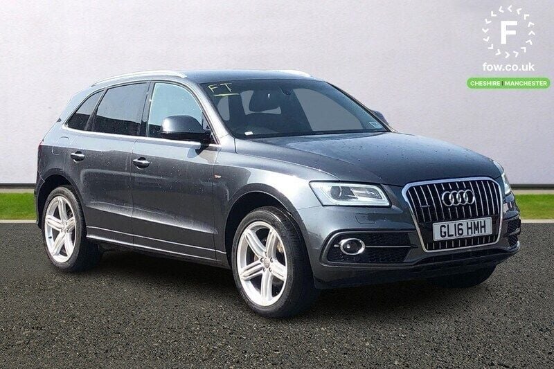 Grey Used 2016 Audi Q5 S-line plus SUV | £16,599 (Fair price) - Image 1/3