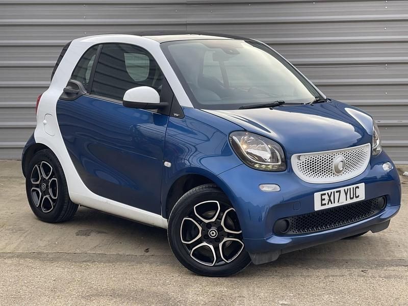 Blue Used 2017 Smart ForTwo Coupé Prime Coupe | £6,849 (Fair price) - Image 1/4