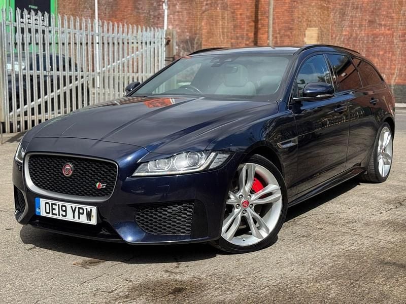 Used Jaguar XF Sportbrake S 300 HP (220 kW) 2019 Blue Estate