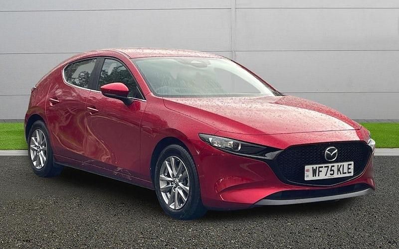 Red Used 2025 Mazda 3 Prime-Line Hatchback | £19,999 (A bit pricey) - Image 1/4