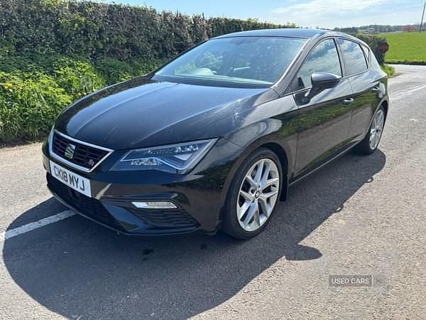 Begagnad Seat Leon FR 184 HK (135 kW) 2018 Svart Halvkombi