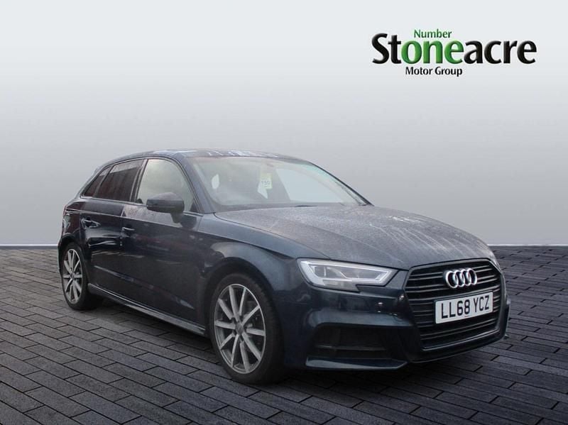 Used Audi A3 Sportback Black Edition 2019 Blue Hatchback