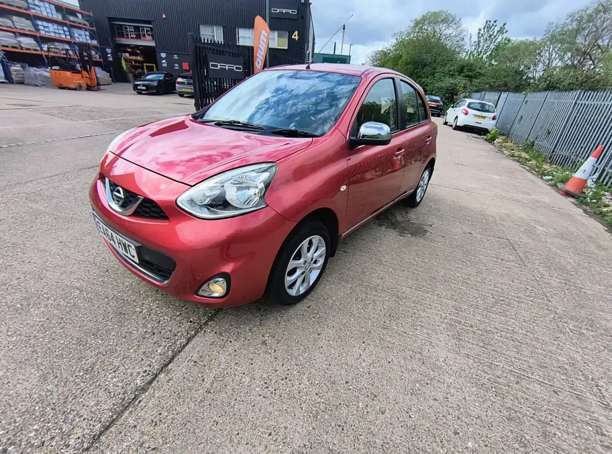 Second-hand Nissan Micra Acenta 2014 Roșu Hatchback