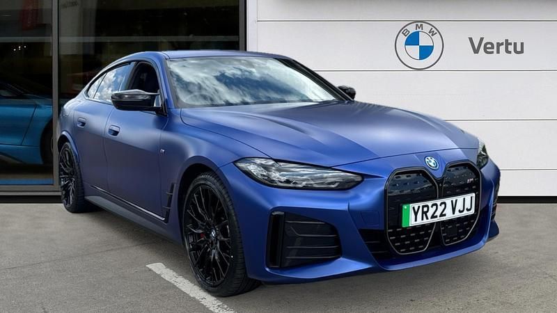 Blue Used 2022 BMW i4 M Sport Sedan | £35,690 (Fair price) - Image 1/3
