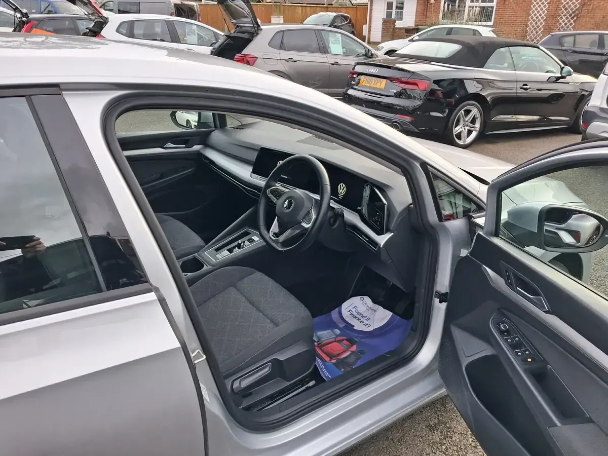 Used VW Golf VIII S 110 HP (80 kW) 2021 Silver Hatchback